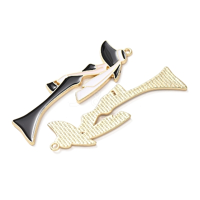 Alloy Enamel Big Pendants ENAM-K076-20B-1