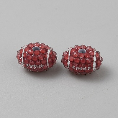Sport Opaque Acrylic Beads MACR-CJC0004-31A-1