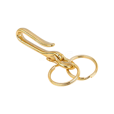 Brass Swiveling U-Hook KK-PH0001-42G-1