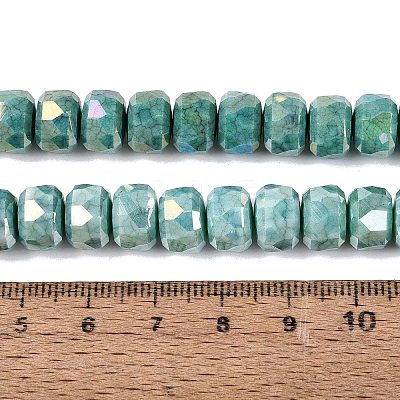 Anti-Tarnish Electroplate Glass Beads Strands GLAA-T025-10mm-11S-1