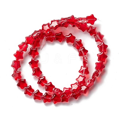 Transparent Glass Beads Strand GLAA-F112-02C-1