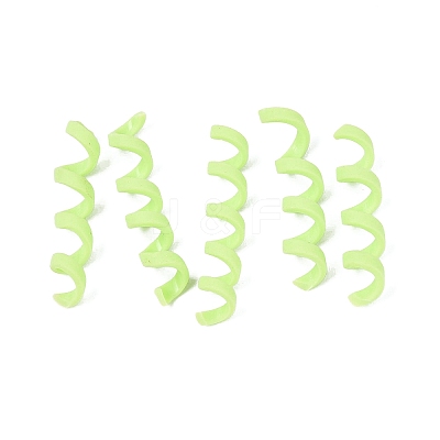 Handmade Polymer Clay Spiral Beads FIND-Q122-01F-1