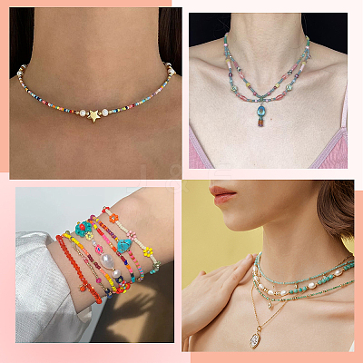 3 Strands Imitation Jade Glass Beads GLAA-PA0001-36A-02-1