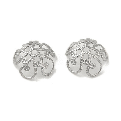 Non-Tarnish 304 Stainless Steel Bead Caps STAS-P363-07P-1