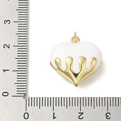 Rack Plating Brass Enamel Pendants KK-S366-05G-1