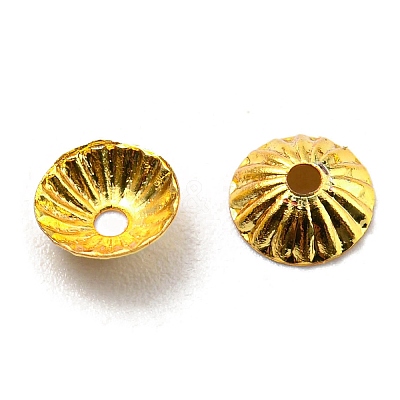 Rack Plating Brass Bead Cone KK-F856-01G-1