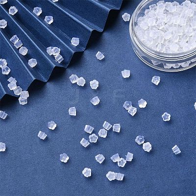 250Pcs Plastic Bell Ear Nuts KY-YW0001-27-1