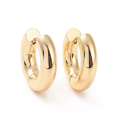 Ion Plating(IP) Stainless Steel Thick Hoop Earrings for Women X-EJEW-A083-03G-1-1