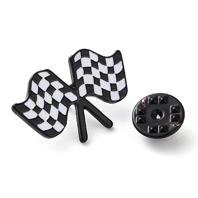 Black Alloy Brooches JEWB-H025-03EB-05-1
