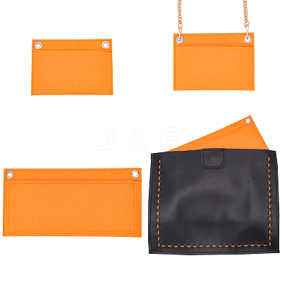 2Pcs 2 Styles Felt Purse Organizer Insert FIND-WR0007-38-1