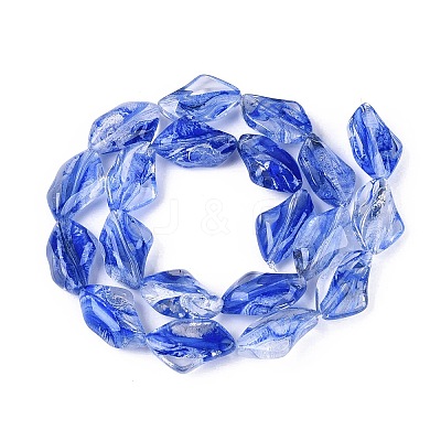 Handmade Lampwork Beads Strands LA-N046-02E-1