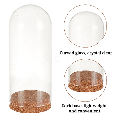 Glass Dome Cover AJEW-WH0314-446B-1