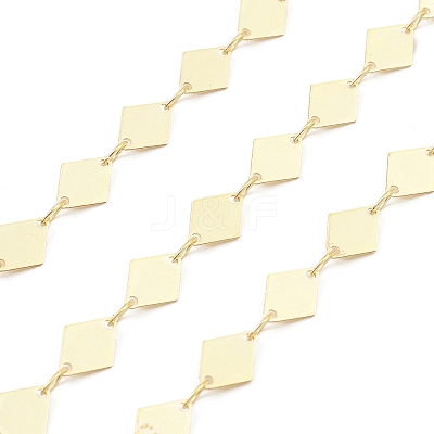 Brass Rhombus Link Chains CHC-M025-11G-1