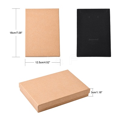 Kraft Paper Box CON-WH0009-02-1