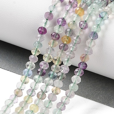 Natural Fluorite Beads Strands G-N342-23-1
