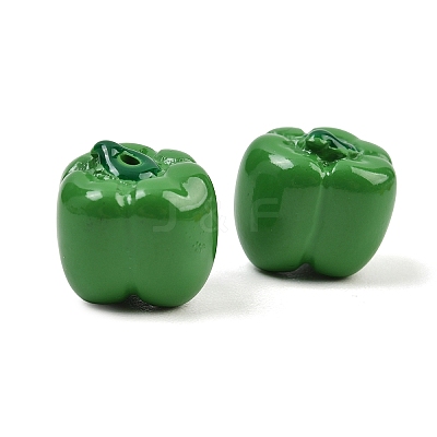 Opaque Resin Imitation Vegetable Beads RE-CBAC4C7-01C-1