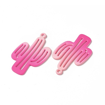 Spray Painted Alloy Charms PALLOY-P291-19M-03-1