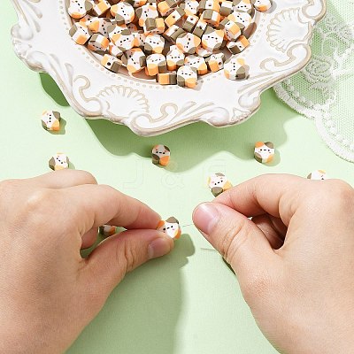 Handmade Polymer Clay Beads CLAY-CJ0001-78C-1