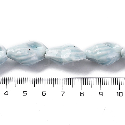 Ocean Series Handmade Porcelain Beads PORC-R002-04C-1