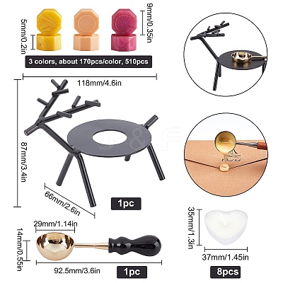 DIY Wax Seal Stamp Kits DIY-CP0003-96A-1