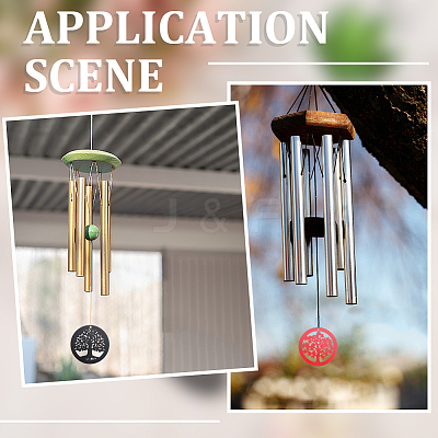 DIY Wind Chime Pendant Making Kits DIY-CN0003-73-1