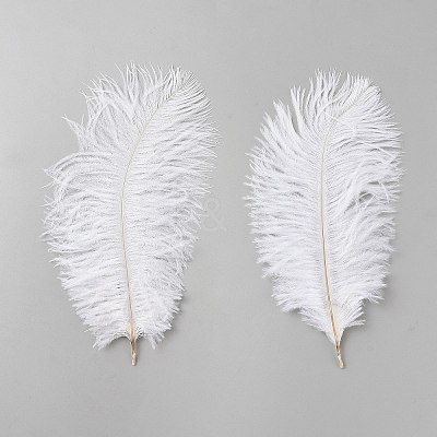 Ostrich Feather Craft for Wedding Party Centerpieces Home Decoration DIY-WH0899-791A-1
