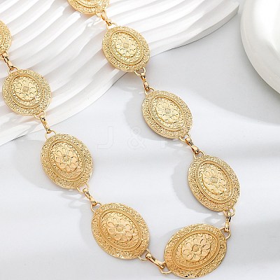 Alloy Oval Link Chain Waist Belly Chains for Women FS-WGE04C8-05-1