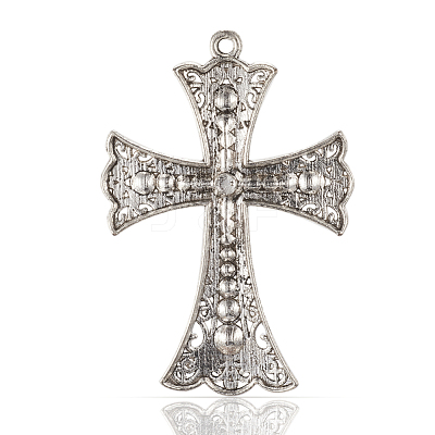 Alloy Rhinestone Big Pendants RB-J026-03AS-1