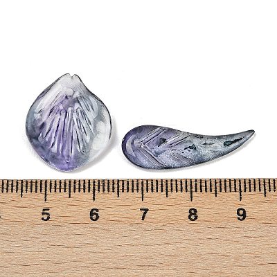 Gradient Color Transparent Glass Beads GLAA-B026-01J-1