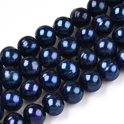 Natural Cultured Freshwater Pearl Beads Strands PEAR-N013-07E-1