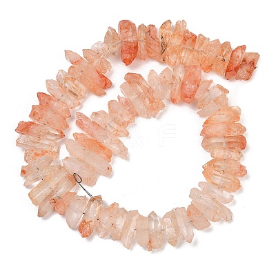 Natural Crackle Quartz Beads Strands G-R012-B06-02-1