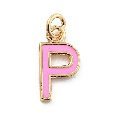 Rack Plating Brass Pendants KK-C065-02P-G-1