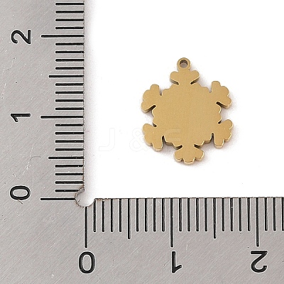 Christmas Theme Ion Plating(IP) 304 Stainless Steel Enamel Charms X1-STAS-Z083-08G-07-1