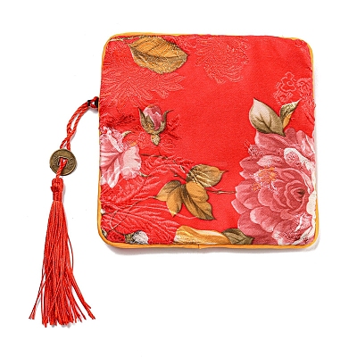 Chinese Style Floral Cloth Jewelry Storage Zipper Pouches LS-AJEW-D063-01B-1
