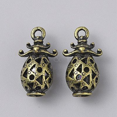 Tibetan Style Alloy Pendant Barn Lights Outdoor FIND-WH0431-37D-1