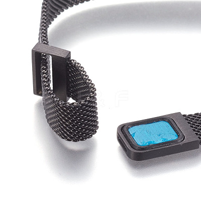 Iron Mesh Chain Bracelet Making MAK-E667-01B-1