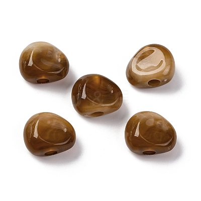 Two Tone Opaque Acrylic Beads MACR-Z002-01A-1