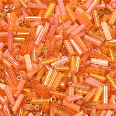 Glass Round Bugle Beads SEED-XCP0001-47D-1