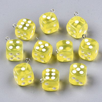 Epoxy Resin Pendants CRES-N025-12A-1