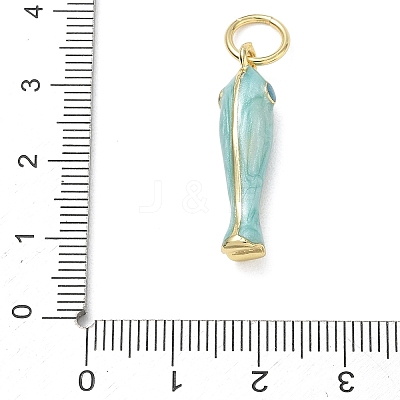 Brass Enamel Pendants KK-CBA6980-11G-I-1