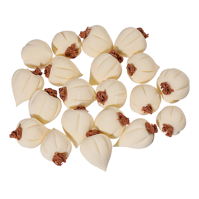 20Pcs Resin Simulation Garlic Model AJEW-CA0004-64-1
