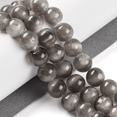 Natural Selenite Beads Strands G-C142-01B-1