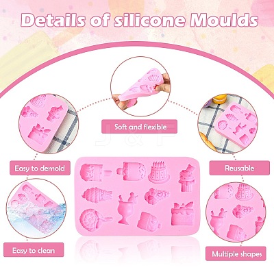 2Pcs Silicone Cake Molds for DIY ST-CJ0007-70-1