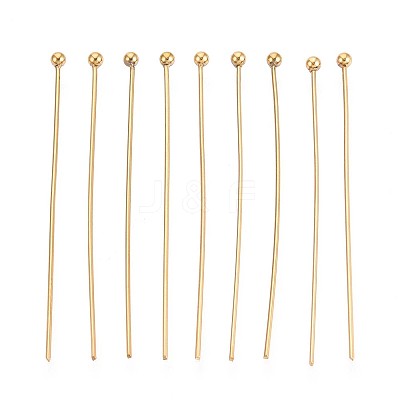 304 Stainless Steel Head Pins STAS-T065-40mm-20G-1