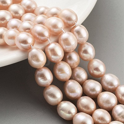 Natural Cultured Freshwater Pearl Beads Strands PEAR-P062-13D-1