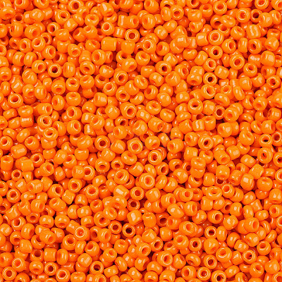 12/0 Opaque Colours Round Glass Seed Beads X-SEED-A010-2mm-50-1
