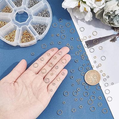 304 Stainless Steel Open Jump Rings STAS-UN0017-94P-1