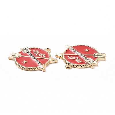 Alloy Enamel Pendants ENAM-G213-06LG-01-1