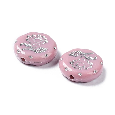 Opaque Acrylic Beads OACR-G016-27B-1