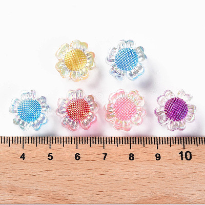 Transparent Acrylic Beads TACR-S152-10B-1